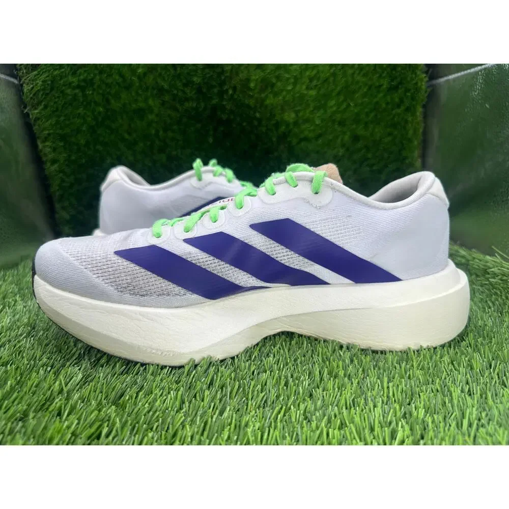Adidas Adizero Evo SL JS4456 Athletic Sneaker Womens 9 White Mesh Sports Running